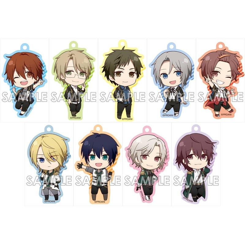 Tsukipro the Animation Eformed Kimetto! Acrylic Ball Chain SOARA & Growth 1Box 9pcs