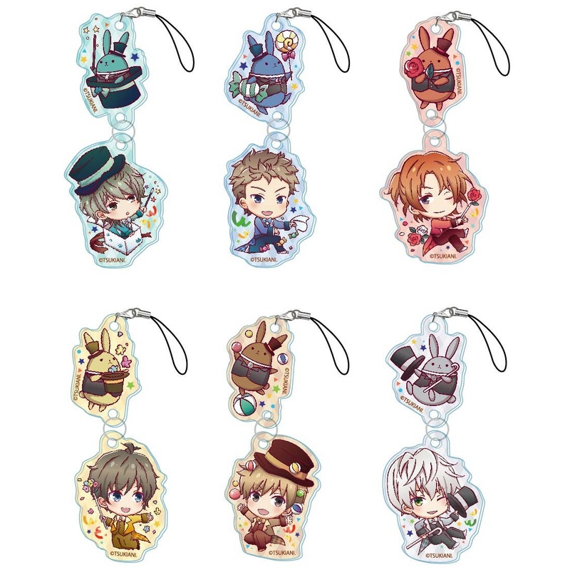 Tsukiuta. The Animation: Double Acrylic Charm vol.2 Procellarum 1Box 6pcs