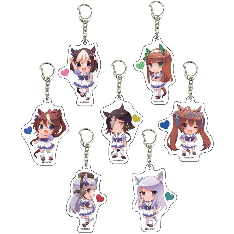 Uma Musume Pretty Derby Acrylic Keychain 01 (SD): 1Box (7pcs)