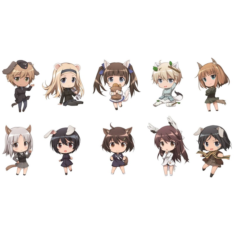 Brave Witches: SD Acrylic Keychain: 1Box (10pcs)