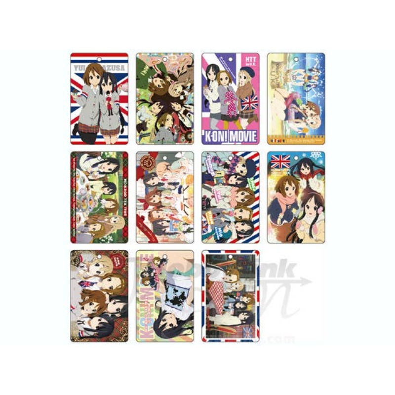 K-On! The Movie Metallic Plate 1Box 12pcs