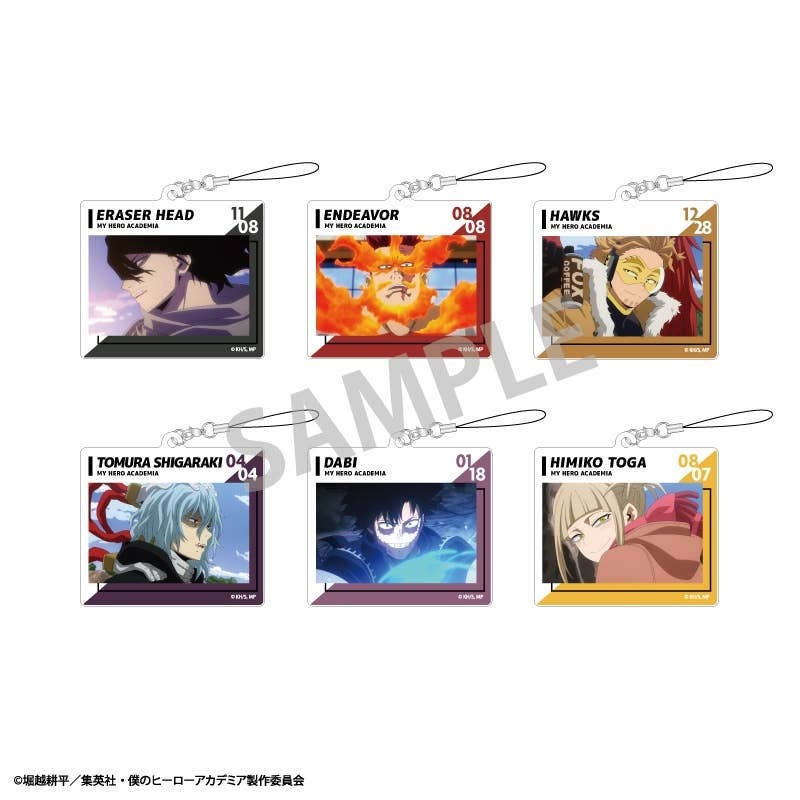 My Hero Academia: Trading Acrylic Strap vol.2 1Box (6pcs)