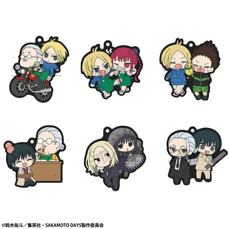 Rubber Mascot Buddy Collection SAKAMOTO DAYS 1Box 6pcs