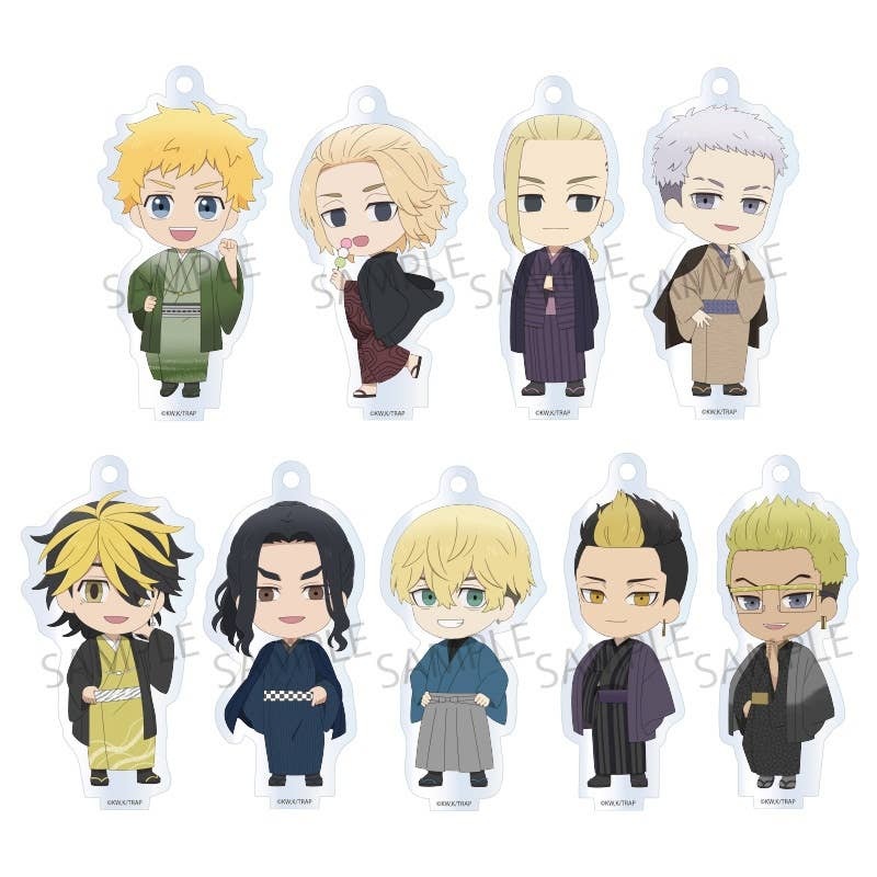 Tokyo Revengers: Acrylic Strap Collection 2nd: 1Box (9pcs)