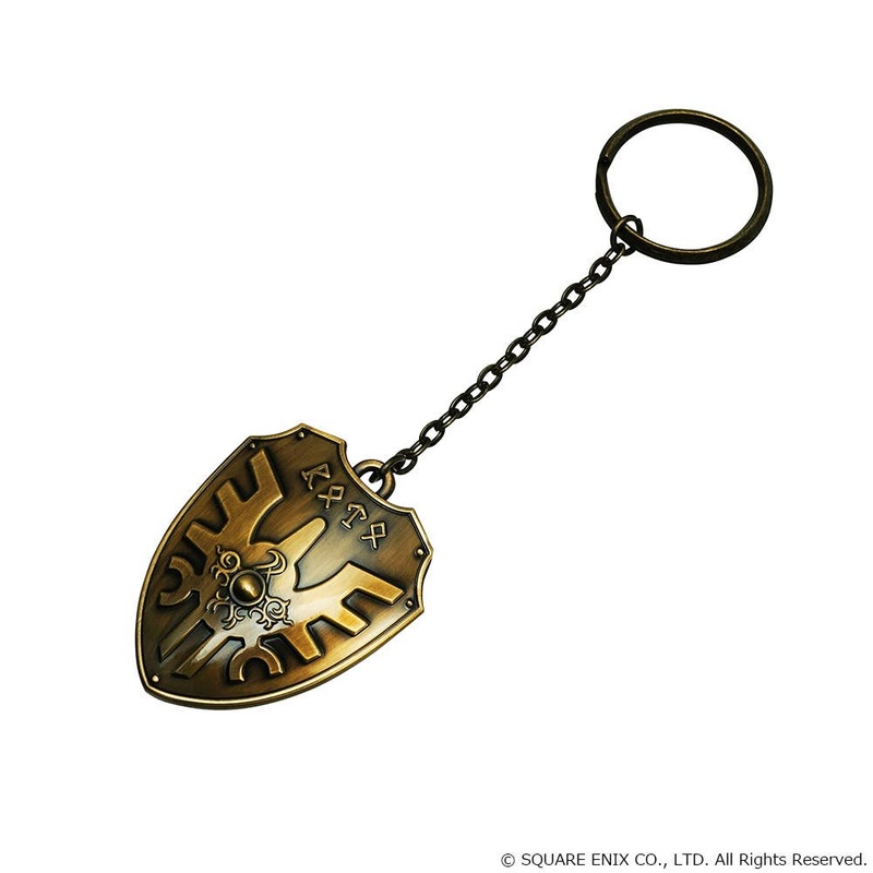 Dragon Quest Metallic Items Keychain Roto's (Erdrick's) Shield (Reissue)