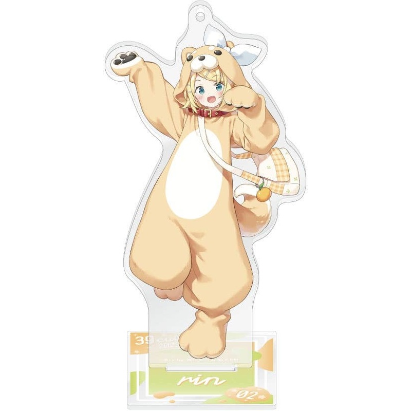 Hatsune Miku: 39Culture 2023 COSPLAY Acrylic Keychain With Stand / Kagamine Rin