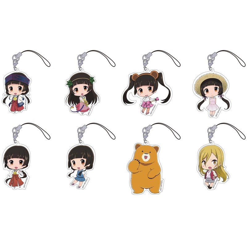 Kuma Miko: Girl Meets Bear Petitkko Trading Acrylic Strap: 1Box (8pcs)