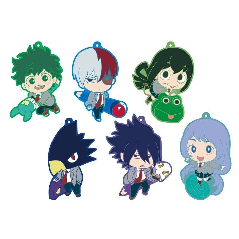 My Hero Academia: Rubber Mascot Collection 2: Eraser And Pencil A: 1Box (6pcs)