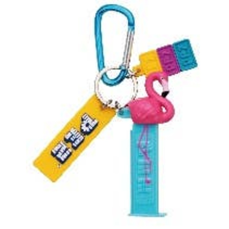 PEZ Key Charm (Flamingo)