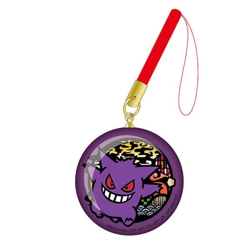 Pokemon Kirie Series Glass Netsuke Gengar (Reissue)