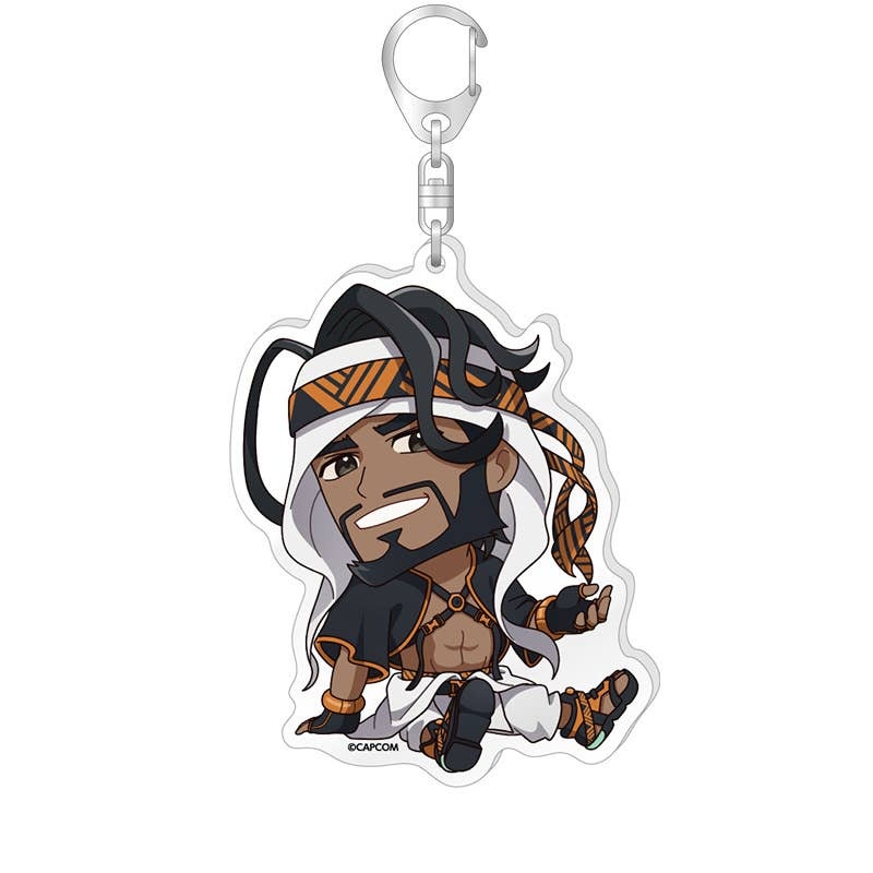 Street Fighter 6: Petanko Acrylic Keychain Rashid
