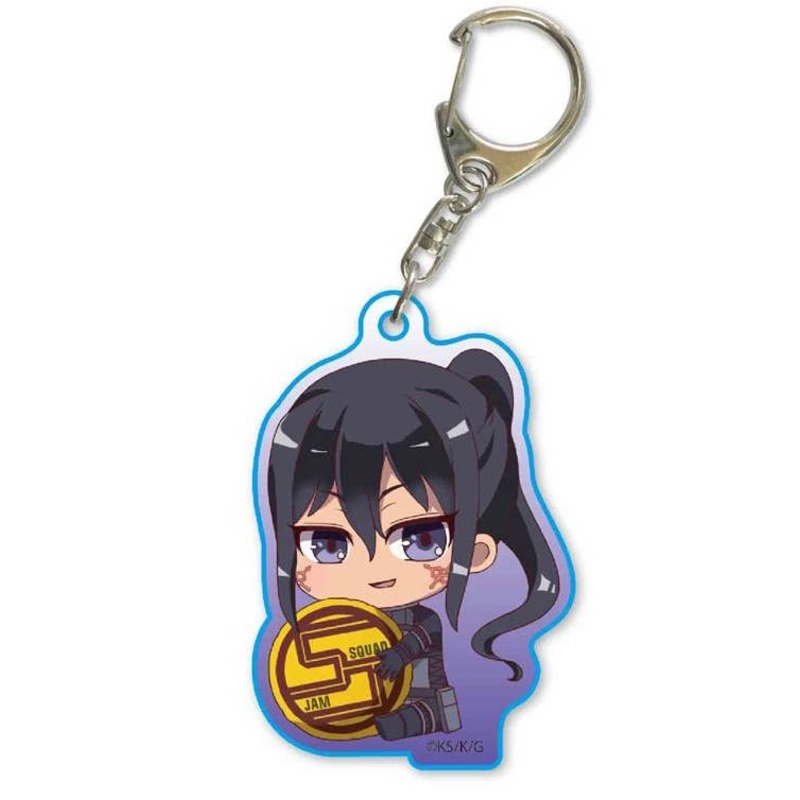 Sword Art Online Alternative Gun Gale Online GyuGyutto Acrylic Keychain / Pitohui