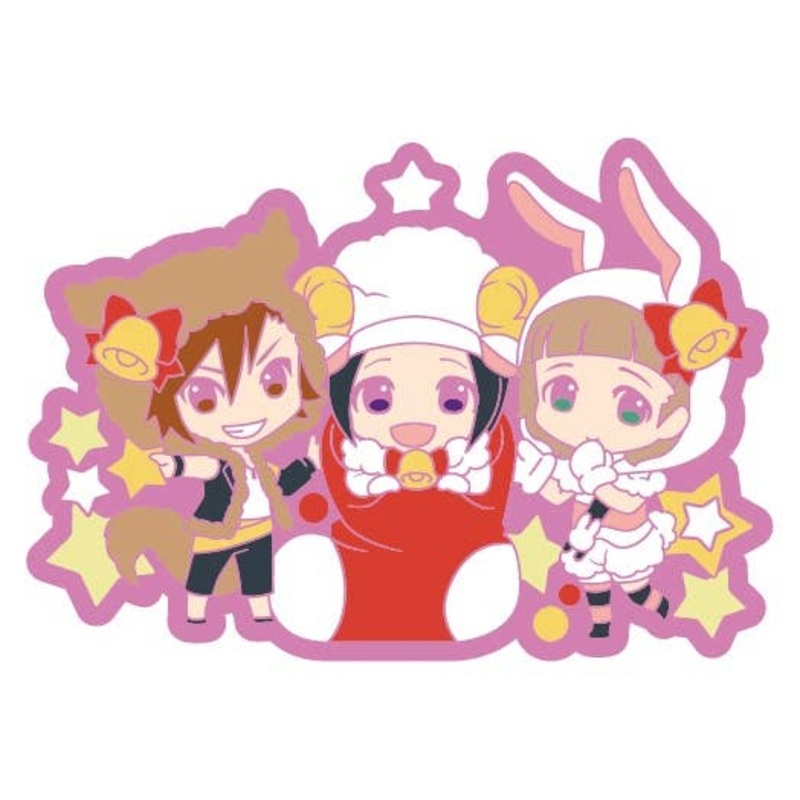 The Idolmaster SideM: Toy's Works Collection 2.5 Sisters Xmas Rubber Strap Mofumofuen