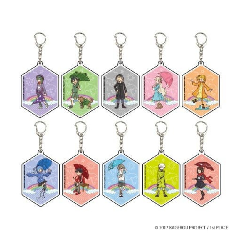 Kagerou Project: Acrylic Keychain Vol.02: Rainy Season Ver. (GraffArt) 1Box (10pcs)
