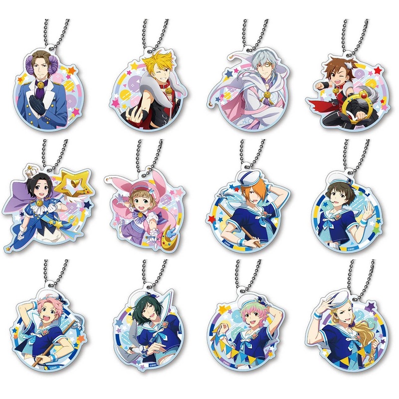The Idol Master Side M: Acrylic Keychain 1Box (12pcs)