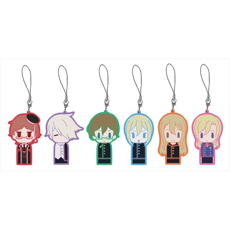 The Royal Tutor Kokeshi Strap Rubber 1Box 6pcs