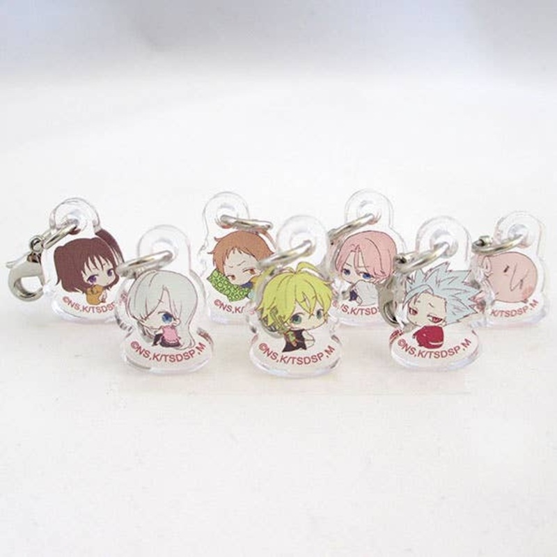 The Seven Deadly Sins Bocchi-kun Nano Acrylic Charm Set (7 Chara Set)