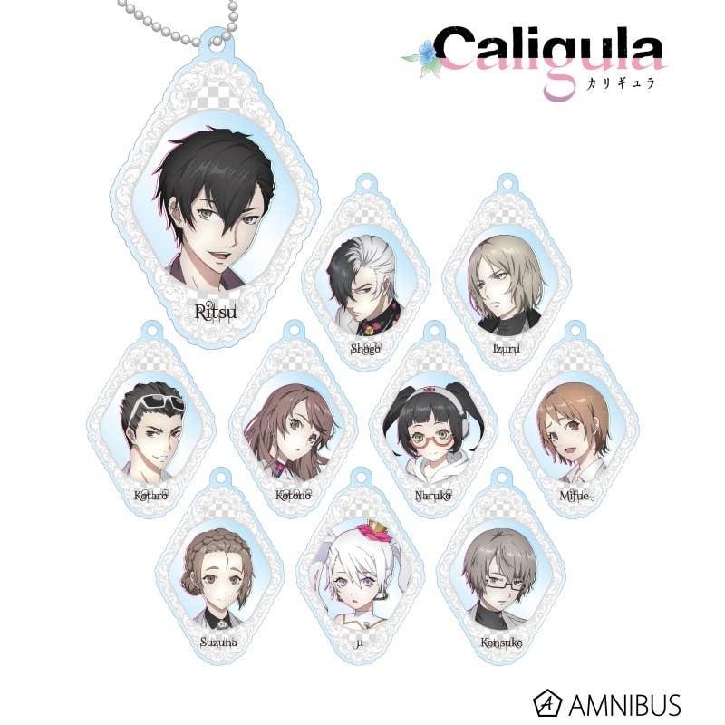 TV Anime The Caligula Effect Trading Acrylic Keychain 1Box 10pcs