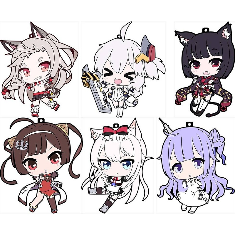 Azur Lane: Trading Rubber Strap 1Box 6pcs