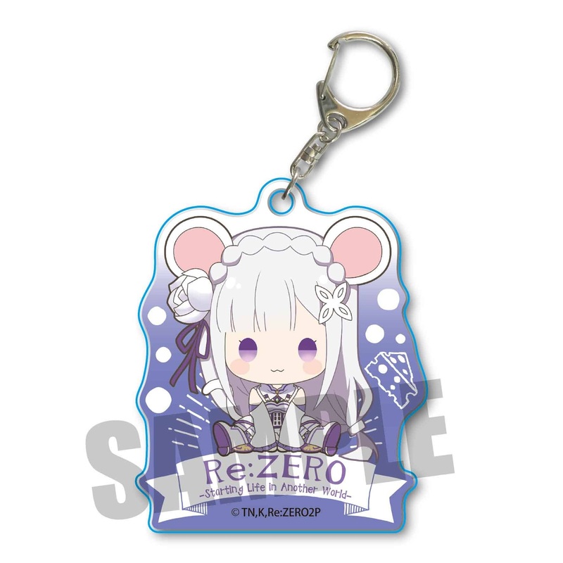 Characchu! Acrylic Keychain Re:Zero - Starting Life in Another World: Emilia