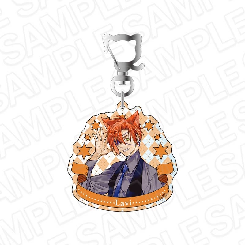 D.Gray-man: Holographic Keychain Lavi cat ver.