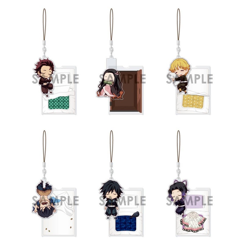 Demon Slayer: Kimetsu no Yaiba: Good Night Acrylic Strap Vol.1: 1Box (6pcs)