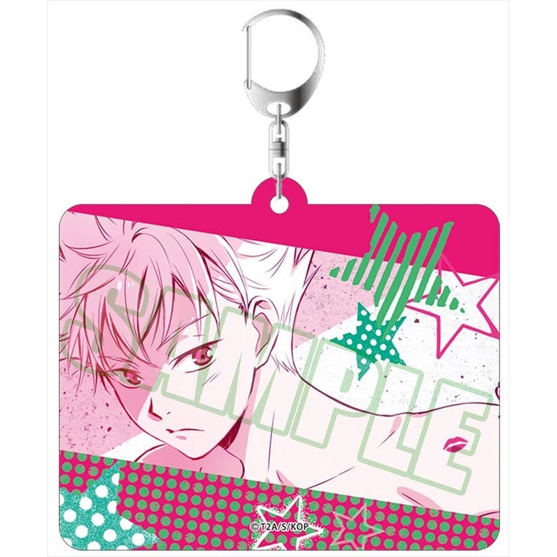 KING OF PRISM by PrettyRhythm: Acrylic Keychain Kaduki Nishina Kiss Ver.