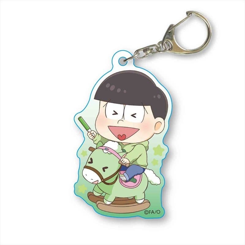Osomatsu-san: Acrylic Keychain Toy-matsu Ver.: Choromatsu