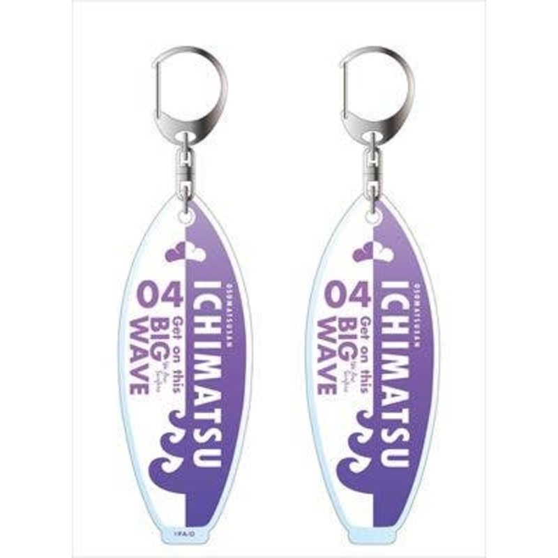 Osomatsu-san: WE ARE SURFERS Two Sides Keychain Ichimatsu