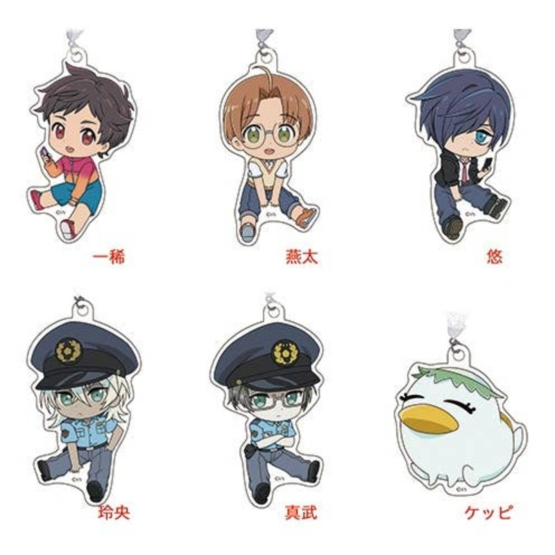 Sarazanmai: Petanko Trading Acrylic Strap 1Box 6pcs