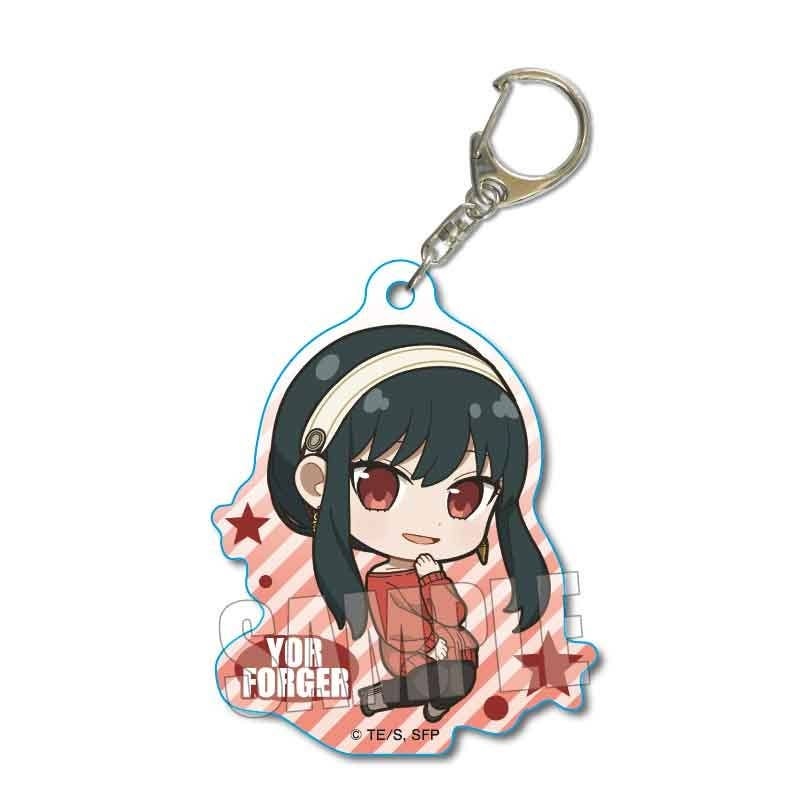 Spy x Family: Pukasshu Acrylic Keychain / Yor Forger (Plain Clothes ver.)