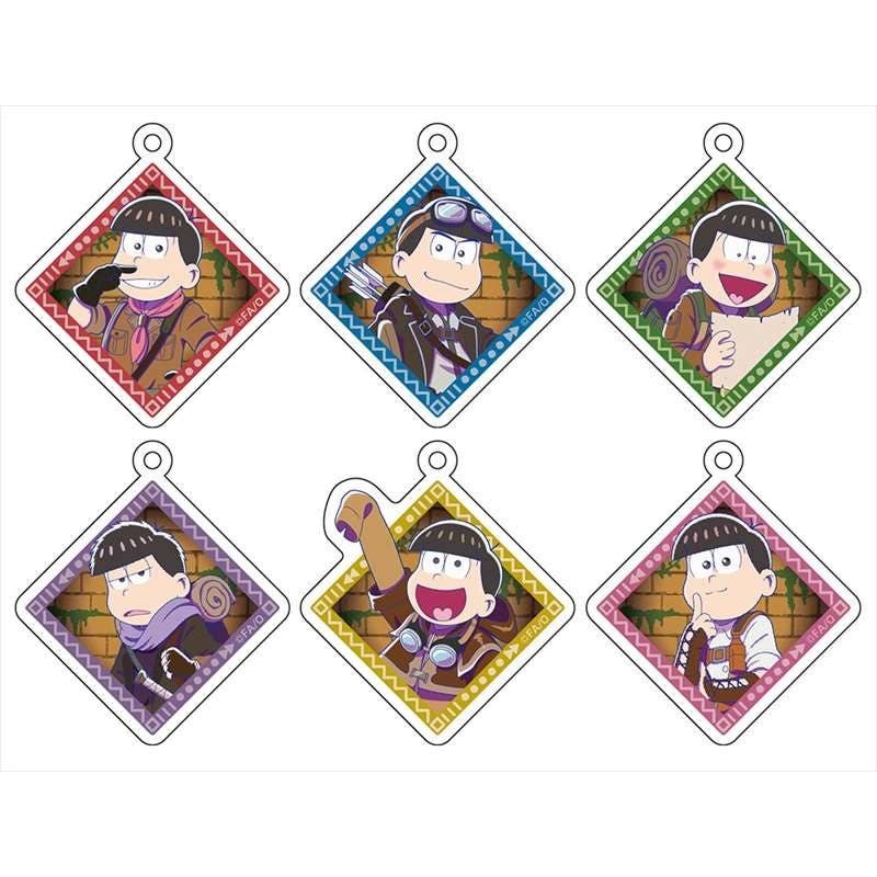 TV Anime Osomatsu-san: Acrylic Keychain Collection (Treasure Hunter Ver.) 1Box 6pcs