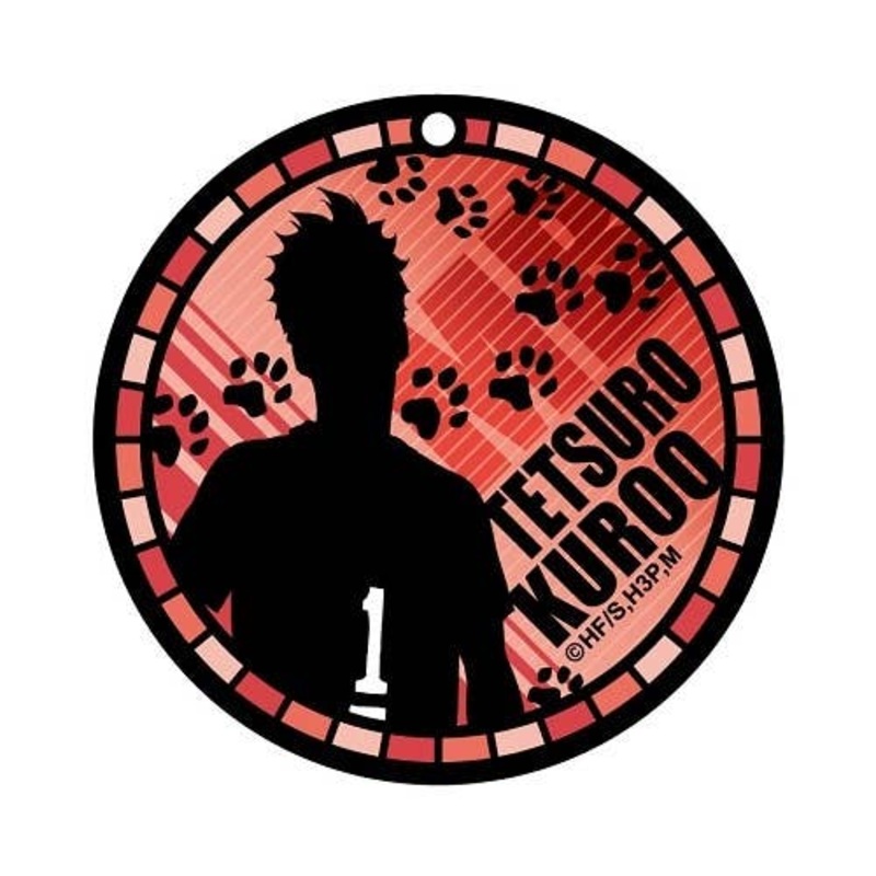 Haikyu!!: Stained Glass Art Keychain Tetsuro Kuroo