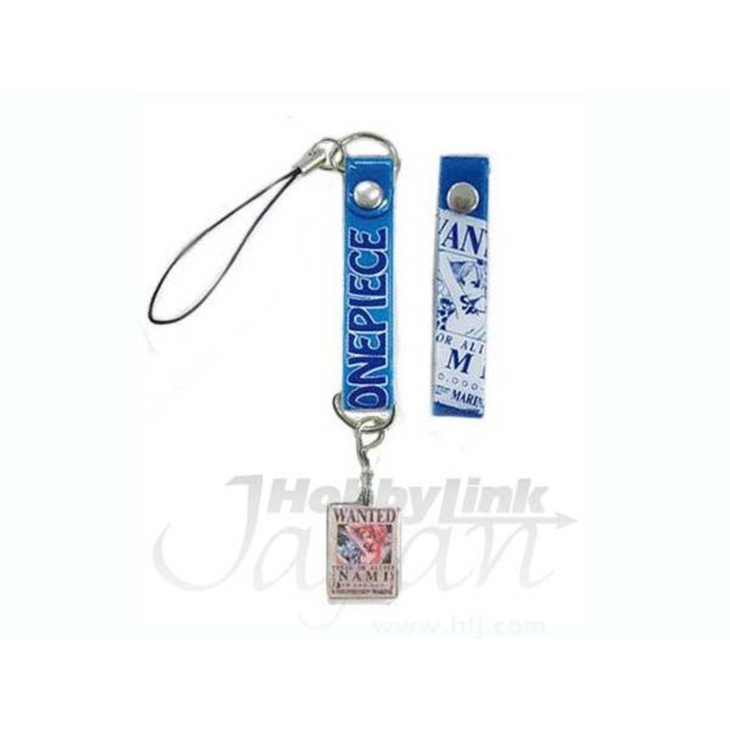 One Piece Wanted Strap w/Detachable Metal Charm: N