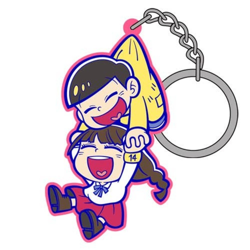 Osomatsu-san Love Jyushimatsu Pinched Keychain