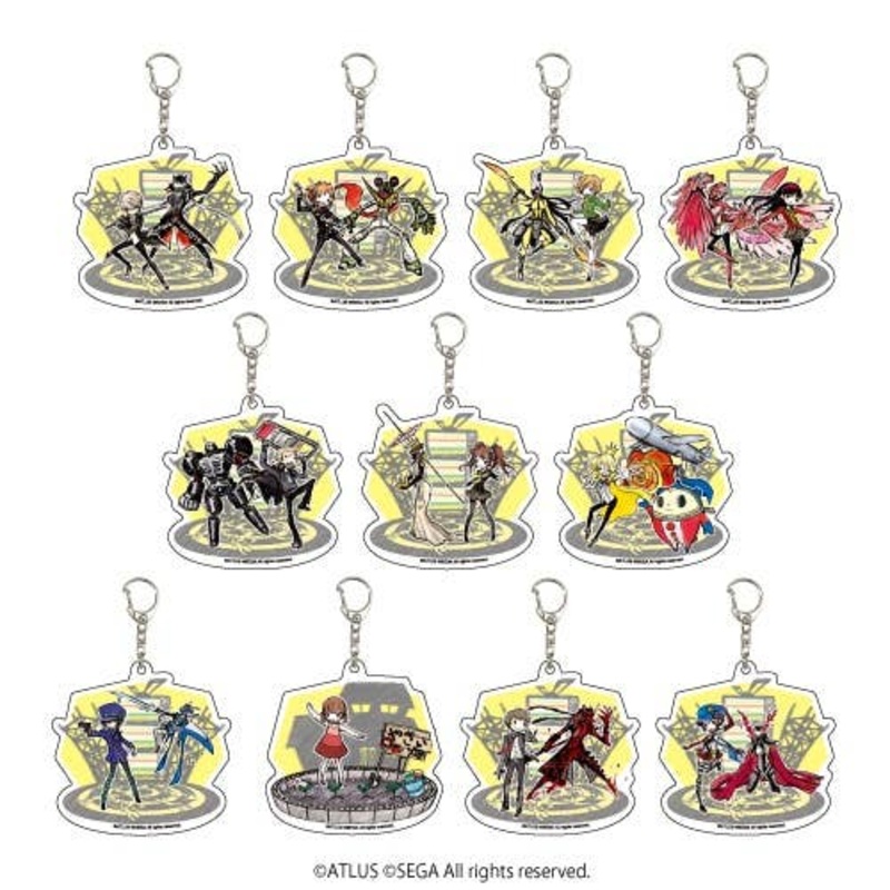 Persona 4 Golden: Acrylic Keychain 01 (GraffArt) 1Box 11pcs