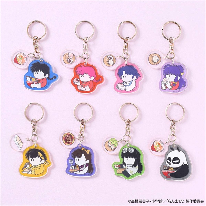 Ranma 1/2: Itadakimasu Trading 2 Series Acrylic Keychain 1Box 8Pcs