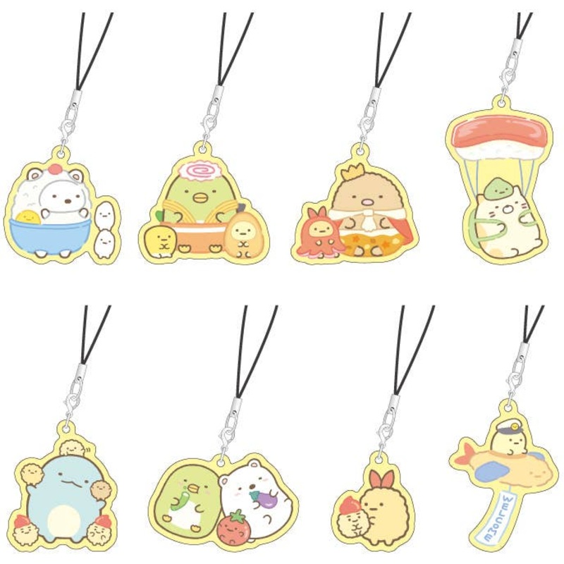 Sumikko Gurashi Tabemono Okoku: Metal Charm 1Box (8pcs)