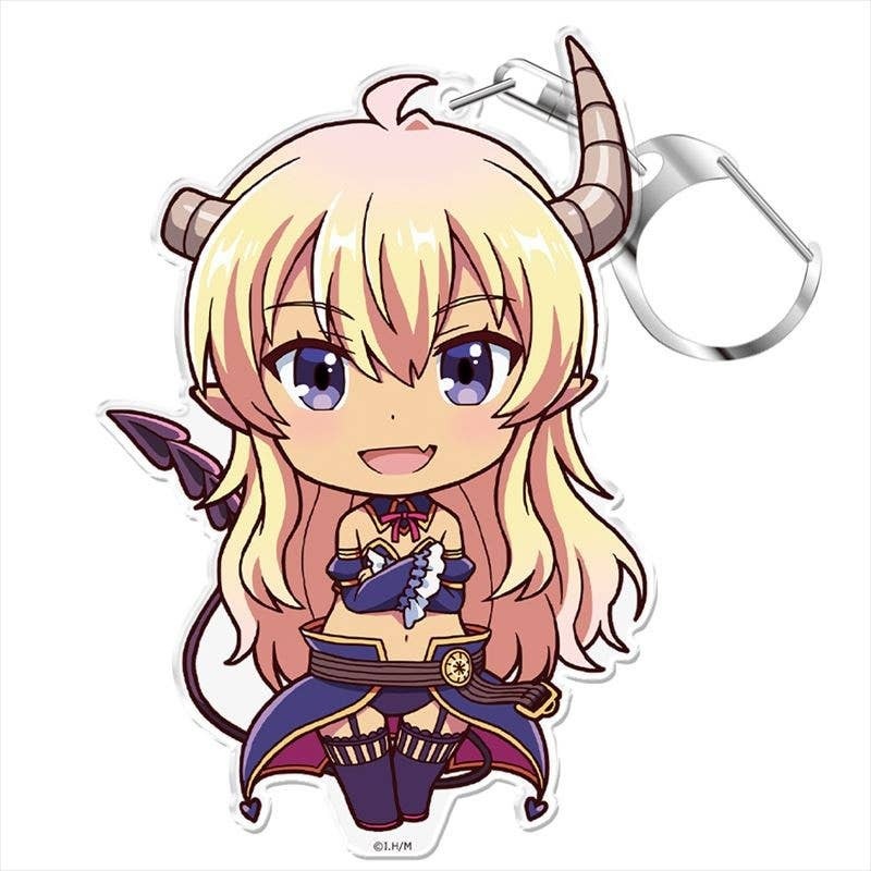 The Demon Girl Next Door: Puni Colle! Keychain (with Stand) Lilith