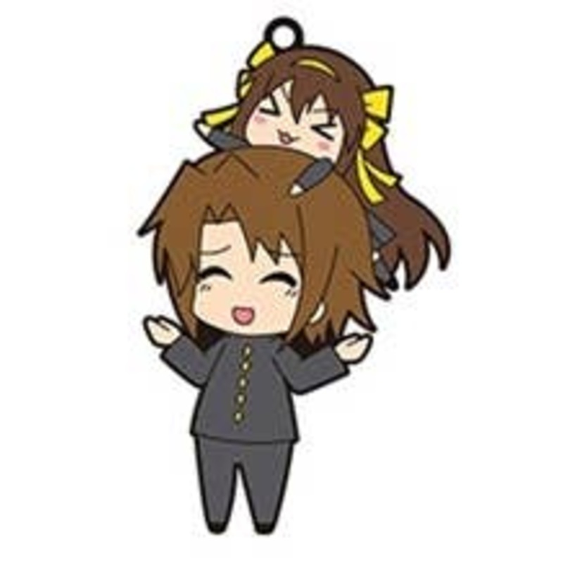The Disappearance of Nagato Yuki-chan (Chara Ride) Rubber Strap Haruhi on Koizumi