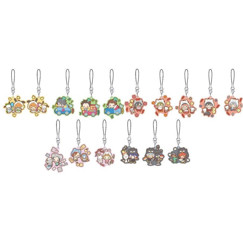 The IdolM@ster SideM: Rubber Strap Collection Sanrio Characters C 1Box 16pcs