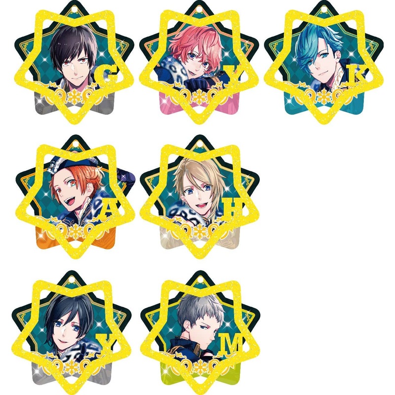 B-Project Muteki Dangerous Twinkle Acrylic Charm 2: 1Box (7pcs)