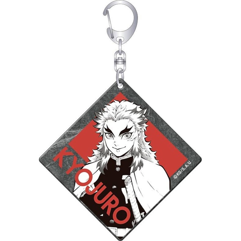 Demon Slayer: Kimetsu no Yaiba: Japanese Paper Key Chain Kyojuro Rengoku Art-Pic