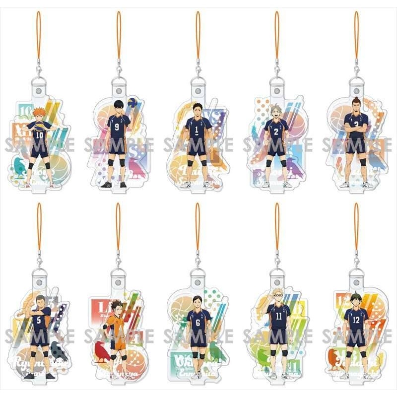 Haikyu!!: Character Vinyl Strap Vol.3: 1Box (10pcs)