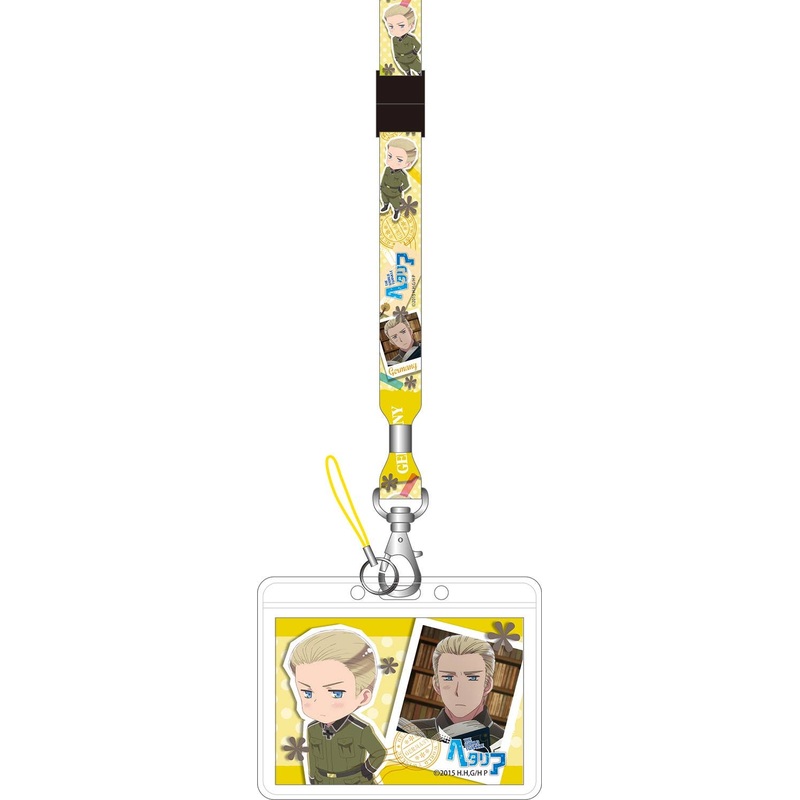 Hetalia Neck Strap W/ Card Germany