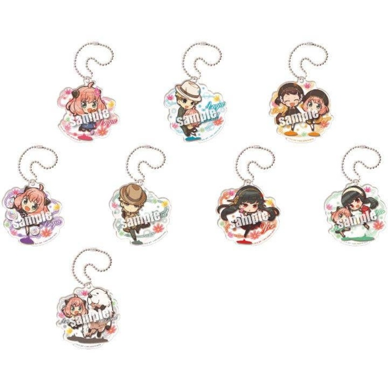 Spy x Family: Pyon Colle Opening Acrylic Keychain: 1Box (8pcs)