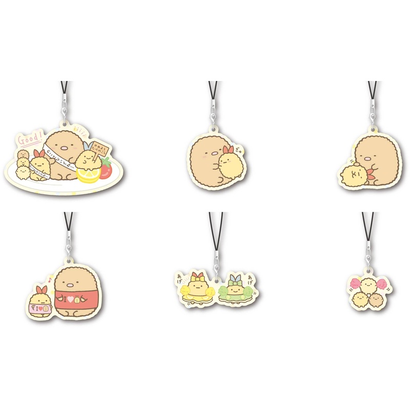 Sumikko Gurashi: Age Age Agekko Metal Charm Strap 1Box 6pcs