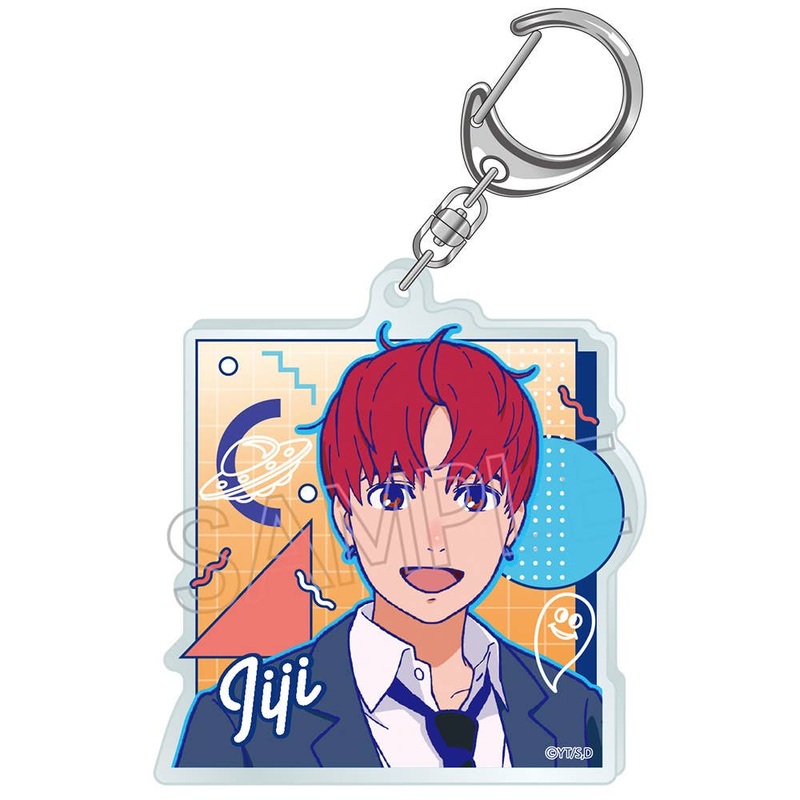 Tv Anime DAN DADAN: Vivid Line Acrylic Key Chain Jiji