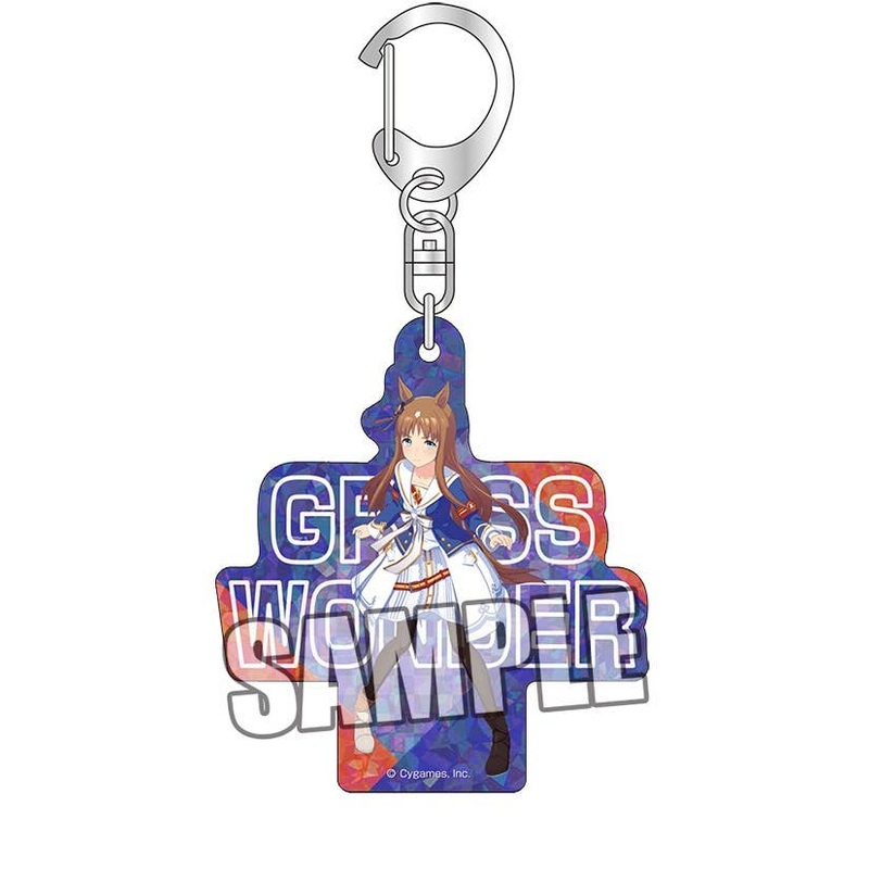 Uma Musume Pretty Derby: Hologram Acrylic Keychain Grass Wonder