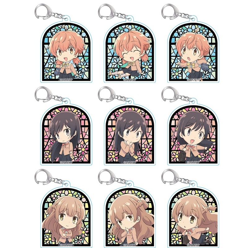 Bloom Into You: Tobi-chara Trading Acrylic Keychain: 1Box (9pcs)